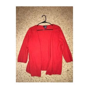 Vintage Bright Red Cardigan